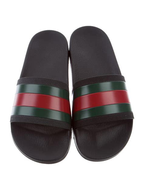 gucci slides front view|Gucci slides for men.